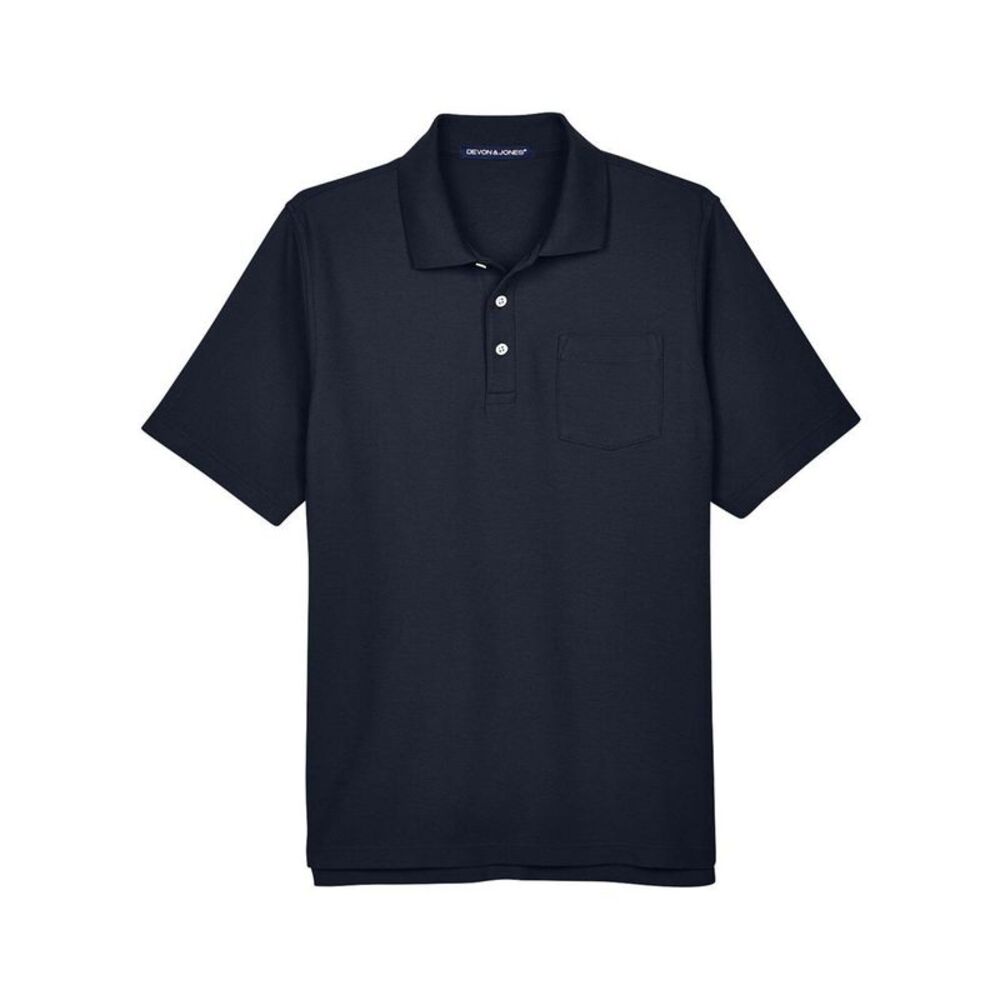 Devon & Jones DRYTEC20 Performance Pocket Polo / Navy